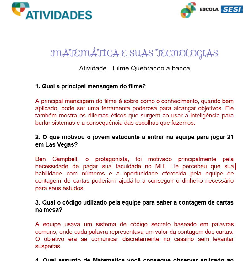 Atividade Poluição